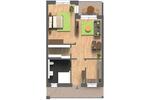 Etagenwohnung Vellmar - 2 Zimmer, 70 m&sup2;, 1.087&euro; | Angebot:20202710