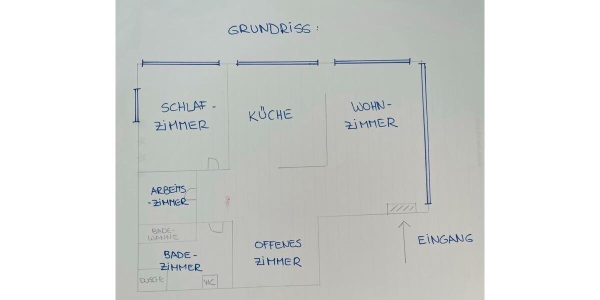 Etagenwohnung Wolfhagen - 3 Zimmer, 96 m&sup2;, 800&euro; | Angebot:26024553