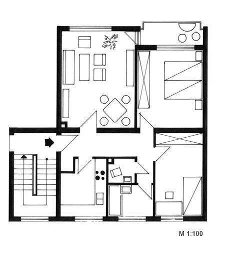 Etagenwohnung Fritzlar - 3 Zimmer, 65 m&sup2;, 527&euro; | Angebot:25427007