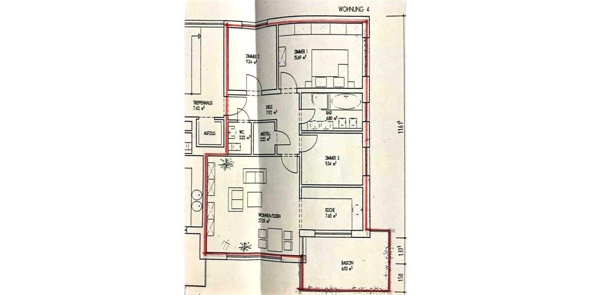 Sehr schöne 4-ZKB-Wohnung in Kassel-Harleshausen 4 zimmer