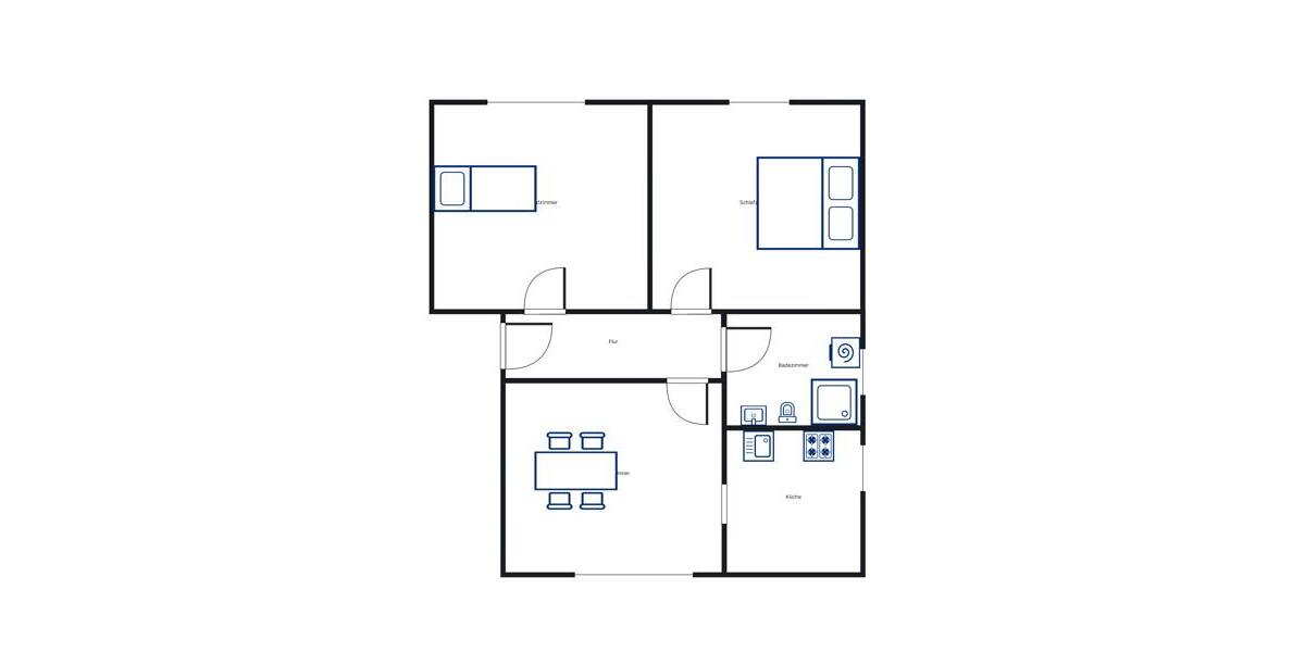 Etagenwohnung Kassel Harleshausen - 3 Zimmer, 55 m&sup2;, 474&euro; | Angebot:24683492