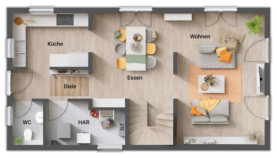 Einfamilienhaus Kassel Bettenhausen - 4 Zimmer, 125 m&sup2;, 252.050&euro; | Angebot:8840037