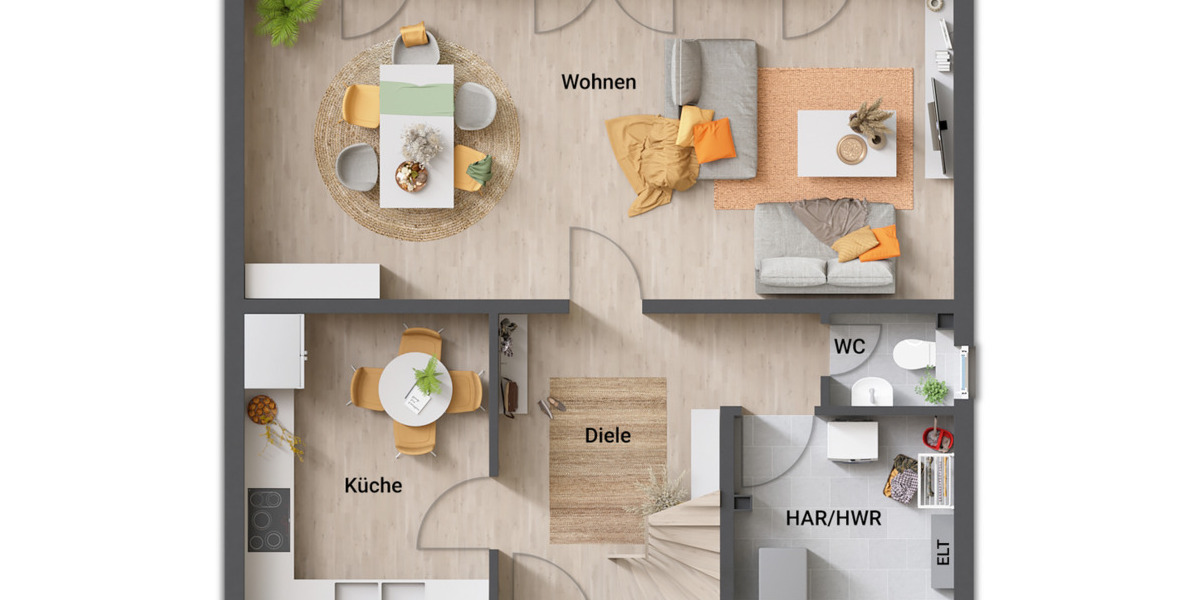 Einfamilienhaus Wolfhagen - 4 Zimmer, 109 m&sup2;, 342.450&euro; | Angebot:9063867
