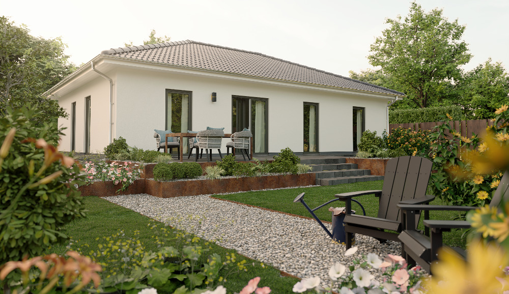 Bungalow Fuldatal Simmershausen - 5 Zimmer, 108 m&sup2;, 231.890&euro; | Angebot:24687636
