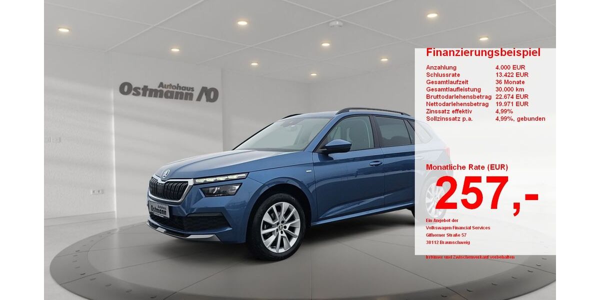 Skoda Kamiq 52.500 km 22.948 &euro; Hofgeismar 34369