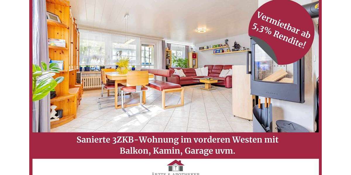 Etagenwohnung Kassel Vorderer Westen - 3 Zimmer, 122 m&sup2;, 305.000&euro; | Angebot:24967023